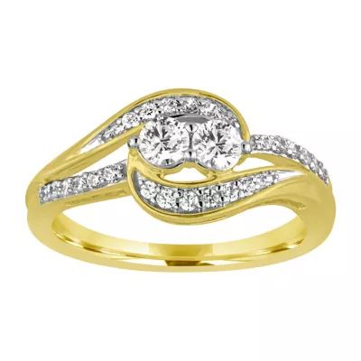 Two Forever™ ½ C.T. T.W. Natural Diamond 10K Yellow Gold Ring