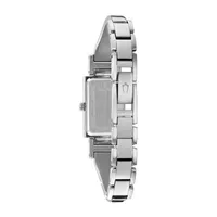 Bulova Classic Womens Silver Tone Stainless Steel Bangle Watch 96p209