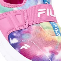 FILA Landbuzzer Tie Dye Toddler Girls Running Shoes