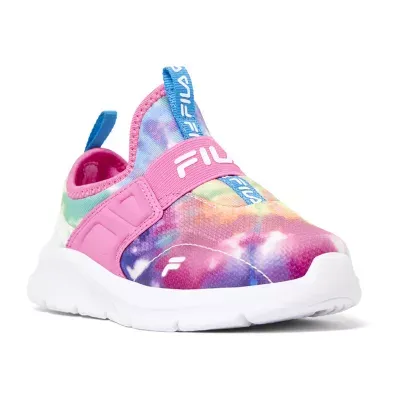 FILA Landbuzzer Tie Dye Toddler Girls Running Shoes