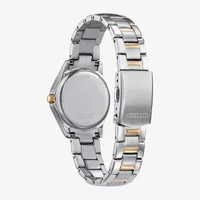 Citizen Womens Crystal Accent Two Tone Stainless Steel Bracelet Watch Fe1146-71a