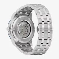 Bulova Marine Star Series A Unisex Adult Automatic Chronograph Silver Tone Stainless Steel Bracelet Watch 98a302