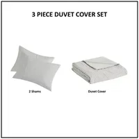 Beautyrest Apollo Oversized 3-pc. Duvet Cover Set