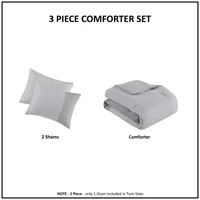 Beautyrest Miro Gauze Oversized 3-pc. Midweight Comforter Set