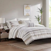 Madison Park Langley Jacquard 5-pc. Midweight Comforter Set