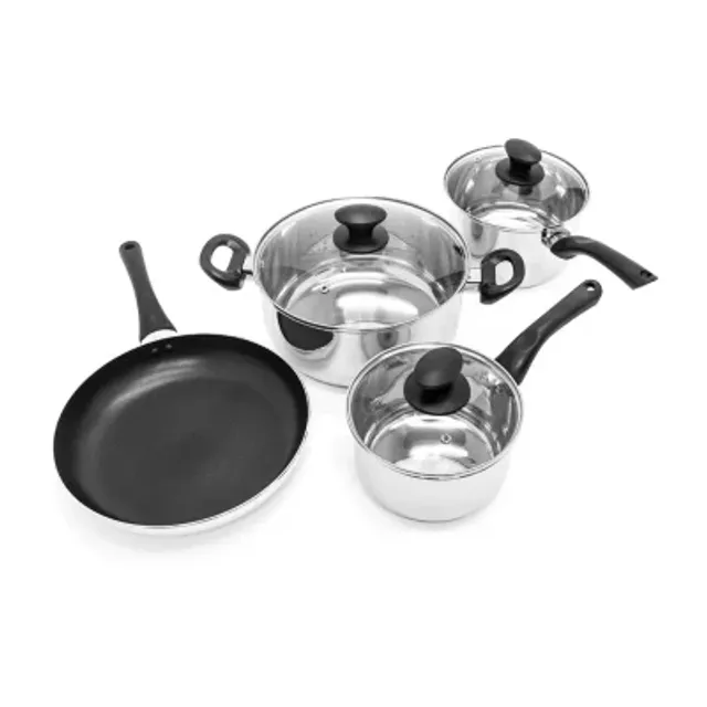 Mesa Mia Stainless Steel 14-pc. Cookware Set, Color: Stainless