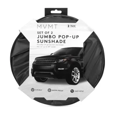 MVMT 2-pk Jumbo Car Popup Sunshade