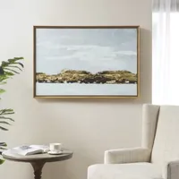 Martha Stewart Foggy Morning Framed Gel Coated Canvas Art