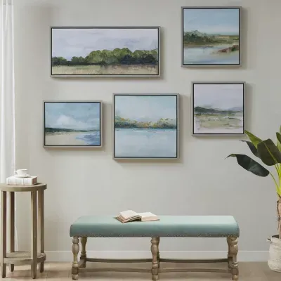 Martha Stewart Vista Framed Gallery 5-pc. Wall Art Sets