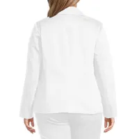 Liz Claiborne Sateen Womens Regular Fit Blazer-Plus