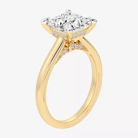 (G-H / Si1-Si2) Womens 2 1/5 CT. T.W. Lab Grown White Diamond 14K Gold Solitaire Engagement Ring