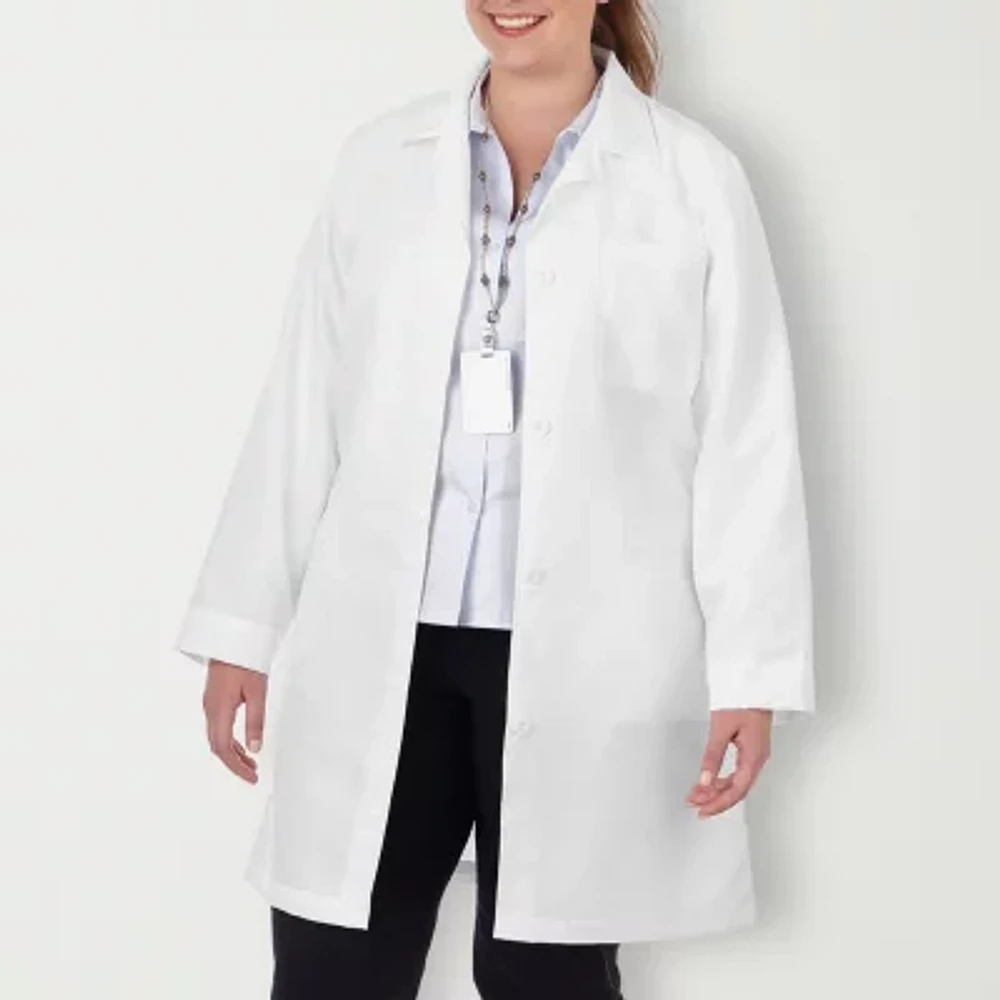 Meta Labwear 1964 37" Womens Plus Tall Long Sleeve Lab Coat