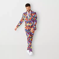 Opposuits Mens Sesame Street Suit & Tie Set