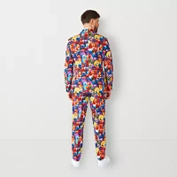 Opposuits Mens Sesame Street Suit & Tie Set