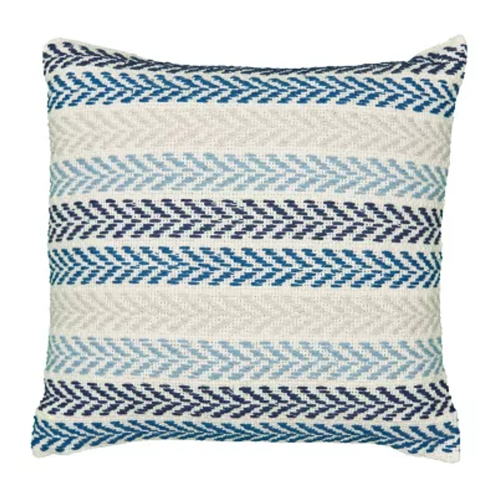 Lr Home Ash Sen Stripe Square Throw Pillows