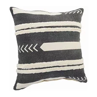 Lr Home Bel Sun Stripe Square Throw Pillow