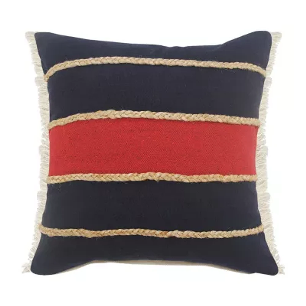 Lr Home Darris Stripe Square Throw Pillows