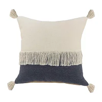 Lr Home Danny Textured Square Throw Pillow