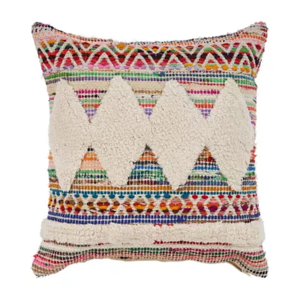 Lr Home May Diamond Square Throw Pillow