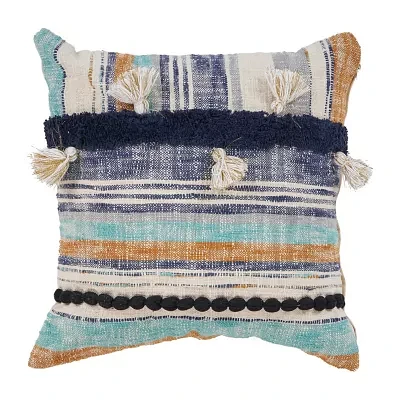 Lr Home Irris Stripe Square Throw Pillows