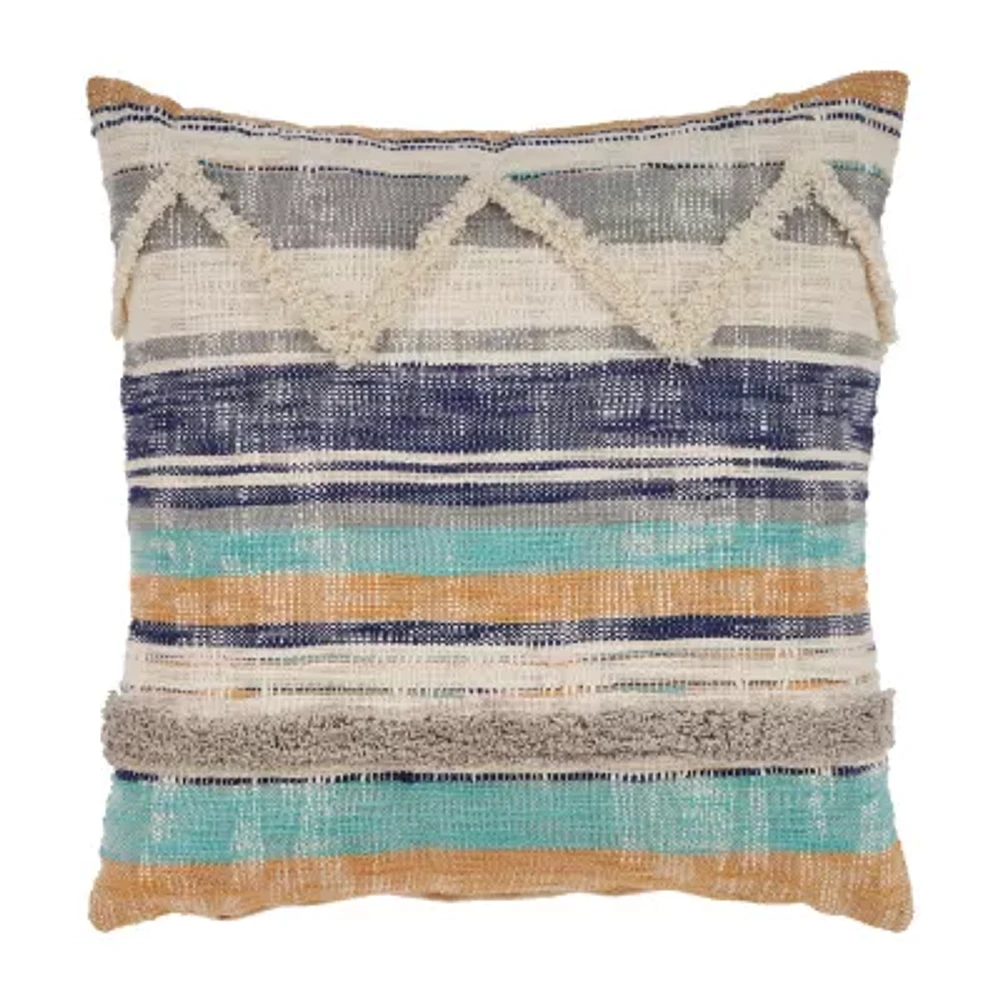 Lr Home Erica Stripe Square Throw Pillow