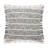 Lr Home Rose Stripe Square Throw Pillows