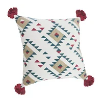 Lr Home Lara Geometric Square Throw Pillow