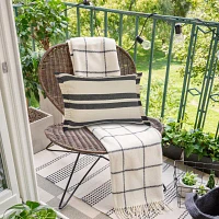 Lr Home Mistaus Stripe Square Throw Pillows