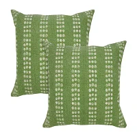 Lr Home Bam Stripe Set Square Throw Pillow