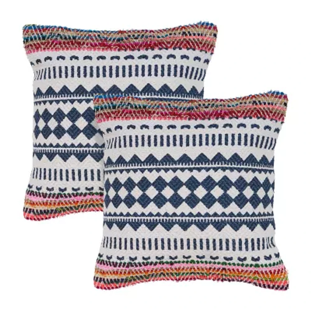 Lr Home Ber Tribal Set Square Throw Pillow