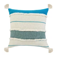 Lr Home Riv Stripe Set Square Throw Pillow