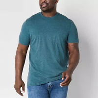 St. John's Bay Big and Tall Mens Crew Neck Short Sleeve Pocket T-Shirt