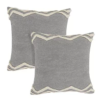 Lr Home Cal Modern Set Square Throw Pillow