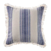 Lr Home Pal Stripe Set Square Throw Pillow