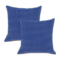 Lr Home Bea Solid Set Square Throw Pillows