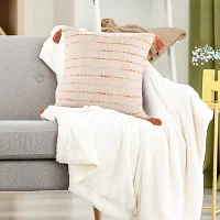 Lr Home Lyn Stripe Square Throw Pillow