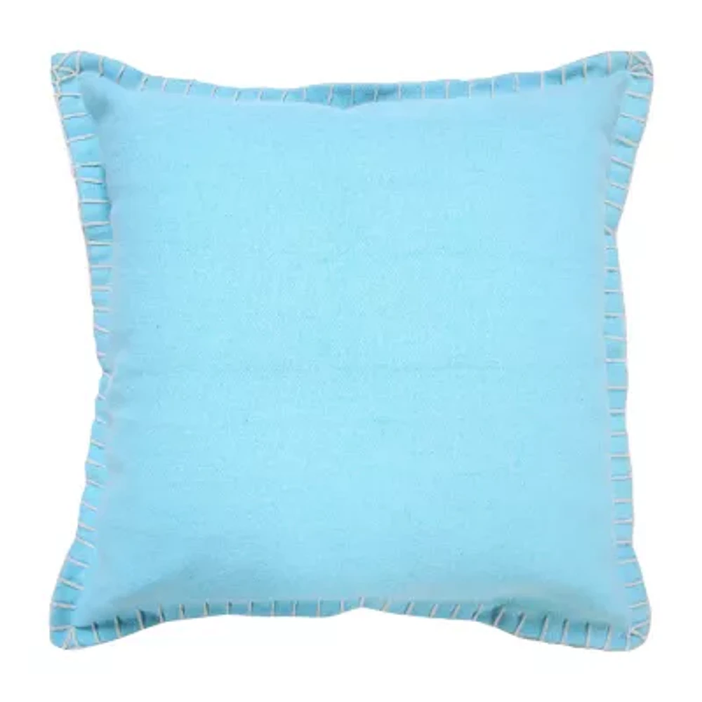 Lr Home Vinay Solid Square Throw Pillows