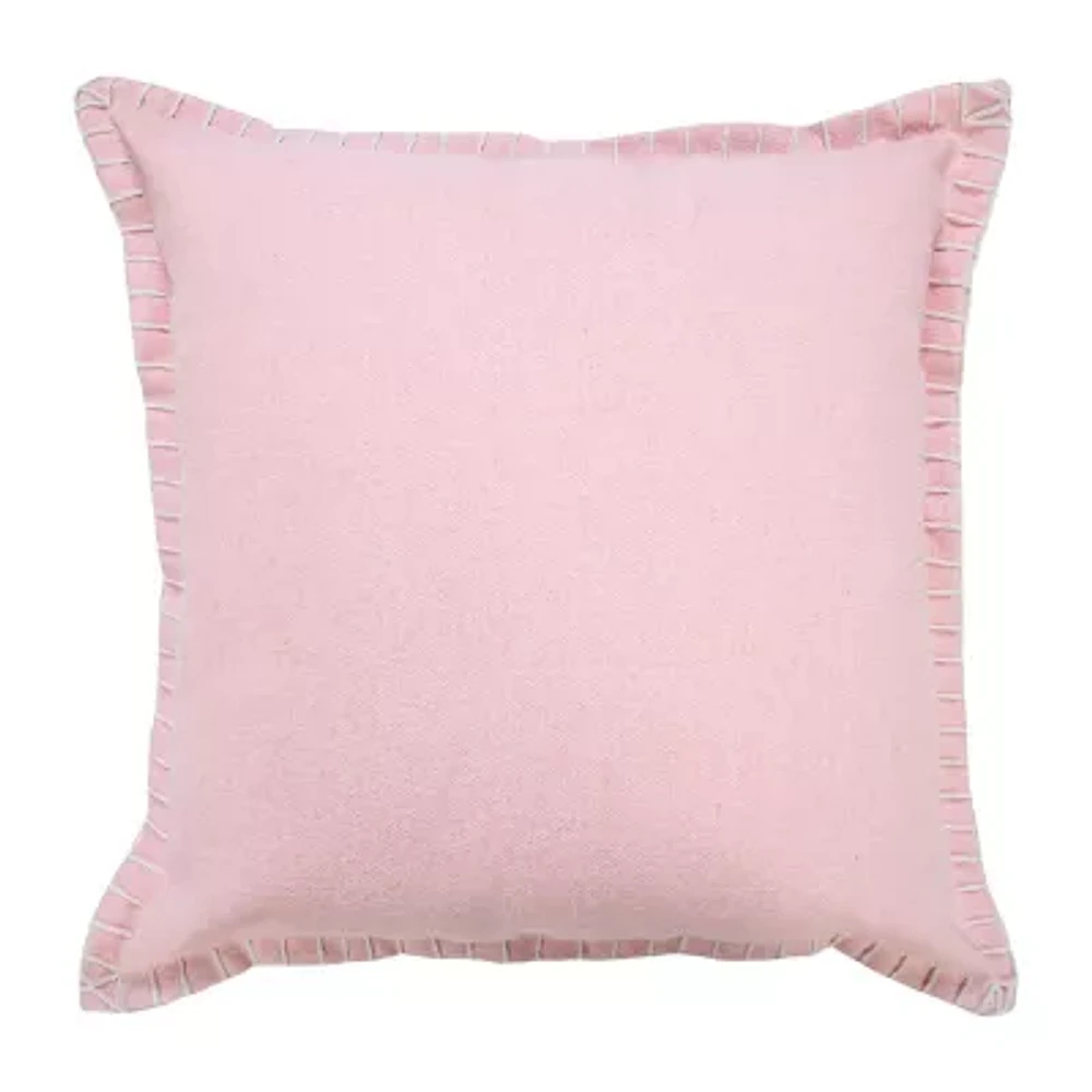 Lr Home Vinay Solid Square Throw Pillows