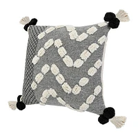 Lr Home Zara Textured Square Throw Pillow