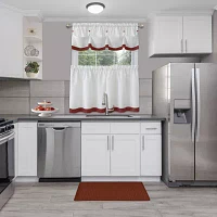Achim Lana 3-pc. Rod Pocket Kitchen Curtains & Drapes Window Sets