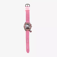 Hello Kitty Girls Pink Strap Watch Hk4240jc