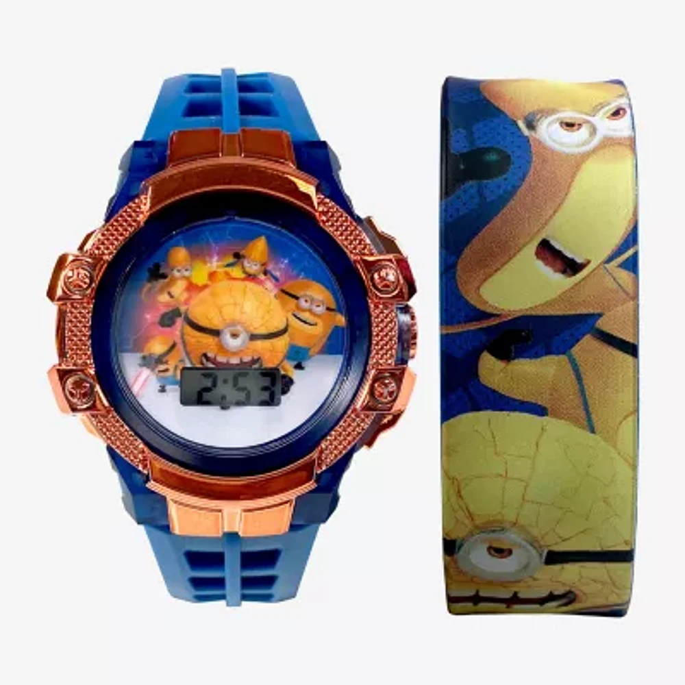 Despicable Me Boys Blue Strap Watch Dmf40030jc