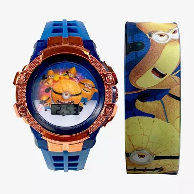 Despicable Me Boys Blue Strap Watch Dmf40030jc