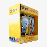 Disney Collection Lilo & Stitch Girls Blue Strap Watch Las40024jc