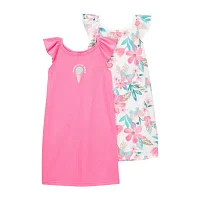 Carter's Little & Big Girls Scoop Neck Sleeveless 2-pc. Nightgown