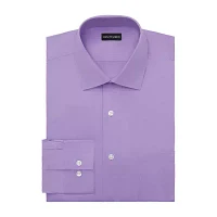 Van Heusen Everyday Defense Mens Regular Fit Stretch Fabric Wrinkle Free Long Sleeve Dress Shirt