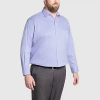 Van Heusen Ultra Wrinkle Free Mens Big & Tall Classic Fit Stretch Fabric Long Sleeve Dress Shirt