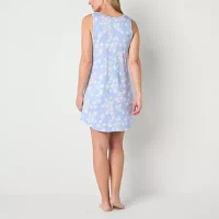 Liz Claiborne Cool and Calm Womens Sleeveless U Neck Nightshirt
