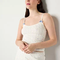 Arizona Body Womens Pointelle V-Neck Sleeveless 2-pc. Pajama Sets
