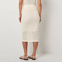 Worthington Womens Sweater Skirt